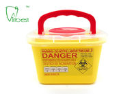 Container van het Afval Plastic Beschikbare Sharps van FDA de Medische